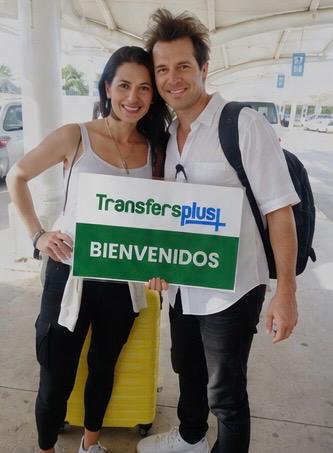Travelers with Transfers Plus during their private transportation service to Iberostar Selection Paraíso Maya Suites